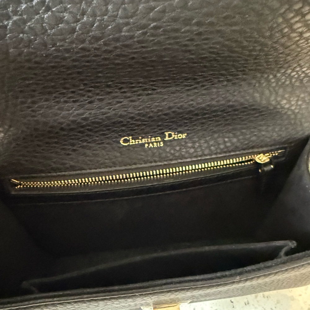 Dior Black Crossbody Bag with Chain Strap - Picture 2 of 4